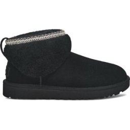 Mini bottes UGG CLASSIC ULTRA MINI MAXI CURLY (BLACK) Femme 41 (10 US)