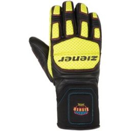 Gants ZIENER SPEED WARM glove race (black.poison yellow) 7