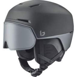 Bollé Casque de ski à visière BOLLE X-FUSION (Black Steel Matte - Photochromic Silver Cat 1 to 3) Mixte 59-62 cm