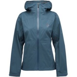 Veste imperméable BLACK DIAMOND W FINELINE STRETCH SHELL (Midnight Blue) Femme L
