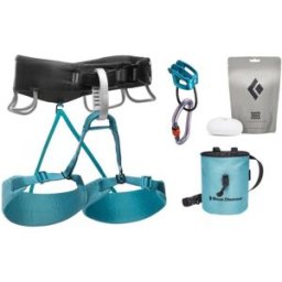 Kit falaise BLACK DIAMOND Momentum Harness (Aqua Verde) Femme XS