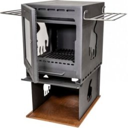 Set poêle à bois de camping NORDISK Torden Wood Burner Set (Black) TU