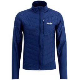 Veste ski de fond SWIX Nordic Warm Hybrid Jacket M (Lake blue) Homme 4-L