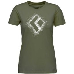 T-Shirt d'escalade BLACK DIAMOND Chalked Up 2.0 Short Sleeve Tee (Tundra) Femme S