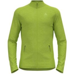 Polaire zippée ODLO Tencia (sharp green melange) homme S