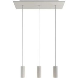 Creative Cables Suspension Luminaire Rose-one Xxl Tub E14 Matte White One Size
