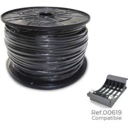Edm Câble Spiralé Flexible 1.5 Mm 1000 M Black One Size