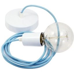Creative Cables Suspension Luminaire Rm17 50 Cm Light Blue / White One Size