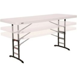 Lifetime Table De Jardin Pliante Ajustable 183x76x91 Cm White One Size