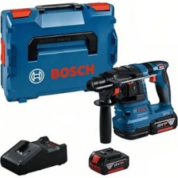 Bosch Professional Perceuse à Percussion Gbh18v-22+2x4ah+gal18v-40+l-boxx136 Blue / Black One Size