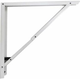 Fepre Support Pliable Acier Abat-plan 40x40 Cm White One Size