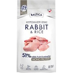 Baltica Aliment Pour Chiens Nutraceutic Hypoallergénique M Lapin Avec Riz 3 Kg Brown One Size