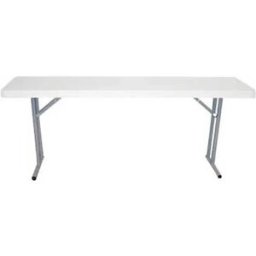 Garbar Table De Jardin Pliante Bach 180x45 Cm Grey One Size