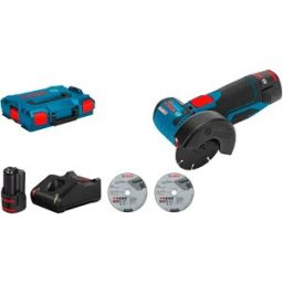 Bosch Professional Meuleuse D´angle Gws 12v-76 2x Gba 12v 3.0 76 Mm Blue / Black One Size