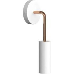 Creative Cables Applique Murale Metal Tub-e14 White / Copper One Size