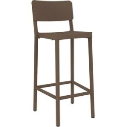 Resol Tabouret Haut Lisboa Reconditionné Chocolate One Size
