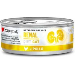 Disugual Aliment Humide Chat Diète Rénale Poulet 12x85g Multicolor 12x85g