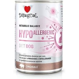 Disugual Aliment Humide Hypoallergénique Sanglier Pour Chien 6x400g Multicolor 6x400g