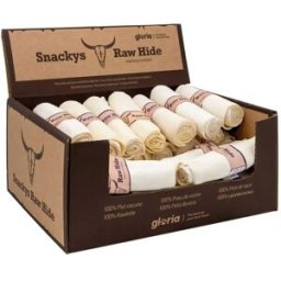 Gloria Snackys Rouleau à Mâcher En Peau De Buffle Pour Chien 12-15cm 36 Unités One Size