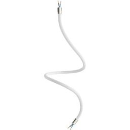 Cables Câble De Tuyau Creative Flex Rm01 90 Cm Satin Titanium / White 90 cm