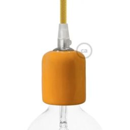 Creative Cables Kit Douille E27 En Céramique Tangerine One Size