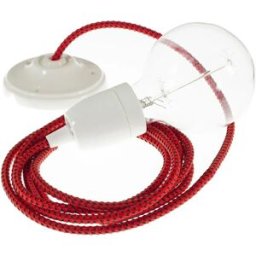Creative Cables Suspension Luminaire Rt94 3d Diy 2 M Red Devil / White One Size