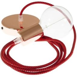 Creative Cables Suspension Luminaire Rt94 3d 2 M Red Devil / Copper One Size