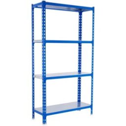 Simonclick Étagère Métallique Mini 4/300 1500 1500x800x300 Mm Blue / Galva One Size