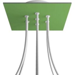 Creative Cables Kroq207f116 Kit De Culture De Roses Rose-one Square Green Meadow Multicolor 200 mm
