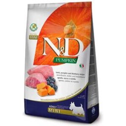 Farmina N&d Adulte Mini Citrouille Agneau Et Myrtille Nourriture Pour Chiens 7kg Multicolour 7kg