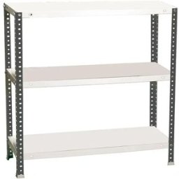 Simon Rack Étagère Métallique Comfort Mini 3/400 1000 1000x800x400 Mm Anthracite / White One Size