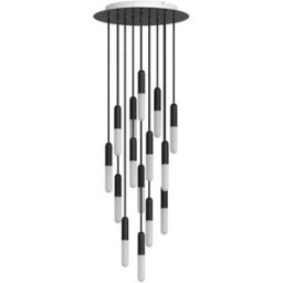 Creative Cables Suspension Luminaire P-light Rose-one 15 Falls With Light Bulb Black One Size