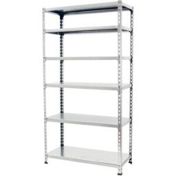 Simonclick Étagère Métallique Mini 6/400 2500x800x400 Mm Galvanized One Size