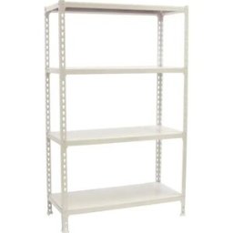 Simonclick Étagère Métallique Mini 4/400 1500 1500x800x400 Mm White One Size