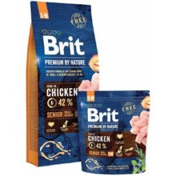 Brit Aliment Pour Chien Senior Premium Nature S+m Au Poulet Maïs Et Pomme 15kg Multicolor 15kg