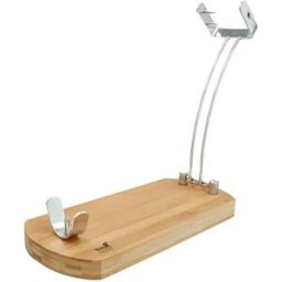 Tm Home Porte-jambon Pliable En Bambou 37.5x16.5 Cm Brown One Size