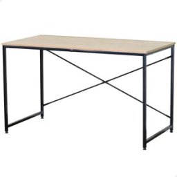 Max Home 18441 Bois Et Bureau Acier Wood / Black 120 x 60 x 70 cm