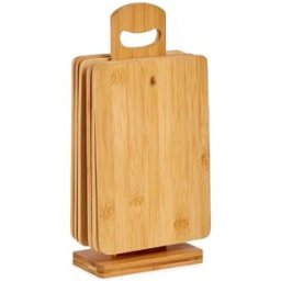 San Ignacio X Planches De Bambou Kinvara Avec Support 22x14 Cm Brown One Size