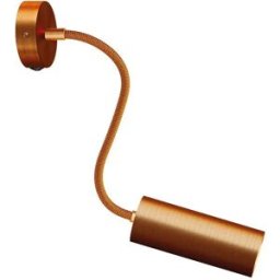 Creative Cables Lampe Fermaluce Flex 30 Avec Mini Rosace Avec Interrupteur Et Spot Avec Abat-jour Tub-e14 Avec Bulb Satin Copper One Size