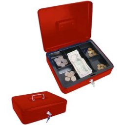 Micel Coffre-fort Portable 85428 300x240x90 Mm Red One Size