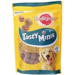 Mars Pedigree Tasty Bites Cubes à Mâcher Friandises Pour Chiens 130g 6 Unités Yellow One Size