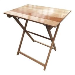 Wellhome Table De Chevet Pliante En Hêtre Finition Vernie 70x70x76 Cm Natural One Size