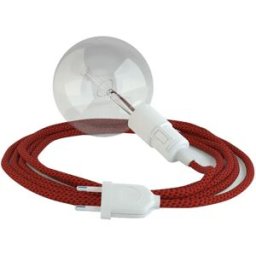 Creative Cables Suspension Luminaire Rt94 3d 3 M Red Devil / White One Size