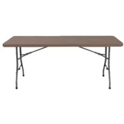 Garbar Table De Jardin Pliante Chopin 180x75 Cm Brown One Size