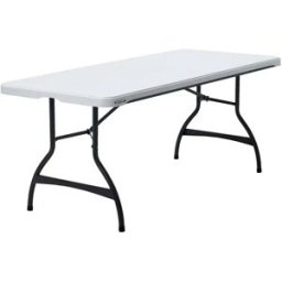 Lifetime Table De Jardin Pliante 182x76x74.5 Cm White One Size