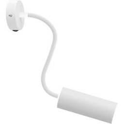 Creative Cables Lampe Fermaluce Flex 30 Avec Mini Rosace Avec Interrupteur Et Spot Avec Abat-jour Tub-e14 Avec Bulb Matte White One Size