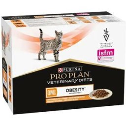Purina Aliment Pour Chat Pro Plan Veterinary Diets Pour La Gestion De L´obésité 85g 10 Unités Multicolor One Size