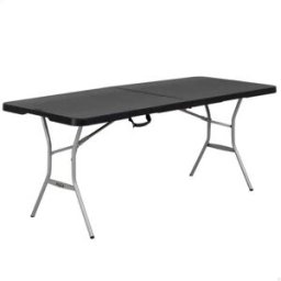 Lifetime Table De Jardin Pliante 80788 183x76x73 Cm Black One Size