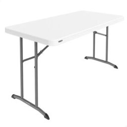 Lifetime Table De Jardin Pliante 81186 152x76x74 Cm In/out White One Size