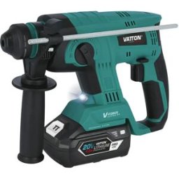 Vatton Marteau Perforateur Sans Balais à Batterie 4.0ah 20v Green / Black One Size